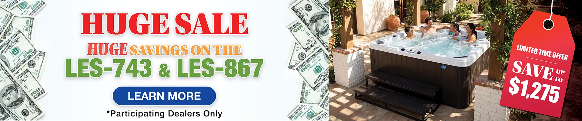 Calspas hot tub being used in a family setting - Blountville